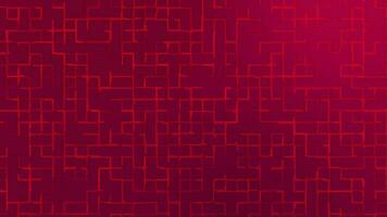 Dark Magenta redabstract geometric shapes technology background, grid texture tech background video