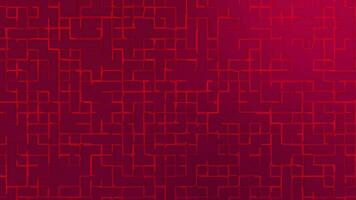 Dark Magenta redabstract geometric shapes technology background, grid texture tech background video