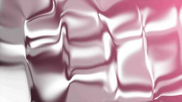 Magenta red moving abstract pattern background of waves, water ripples, glossy wave pattern background video