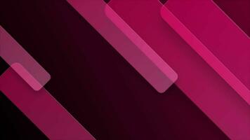 Dark Magenta red abstract geometric rectangle shapes minimal background, rectangle shapes background video