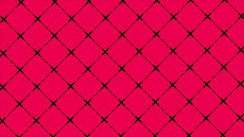 Abstract digital moving dotted lines technology background, square geometrical shape background video