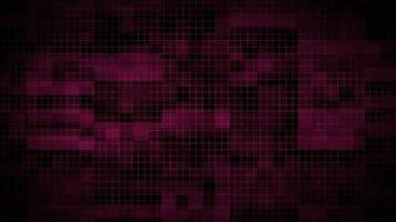 dunkel Magenta rot abstrakt geometrisch Formen Technologie Hintergrund, Gitter Textur Technik Hintergrund video