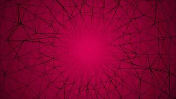 Abstract connection of digital lines and dots technology background, Digital network connection of lines and dots video