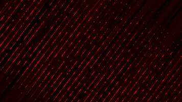 Elegant Red seamless diagonal lines with glowing particles simple futuristic background video
