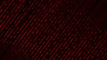 Elegant Red seamless diagonal lines with glowing particles simple futuristic background video