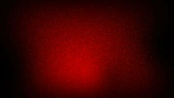 rojo color brillante tecnología partícula Moviente terminado oscuro fondo, futurista partículas antecedentes video