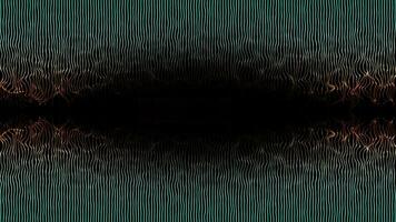 Abstract technology dark background. Moving stripes on black background for logo intro video