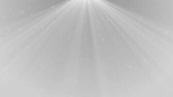 beautiful classy White and Black particles falling with bright optical light rays background video