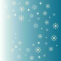 Beautiful winter background with snowflakes and glare vector