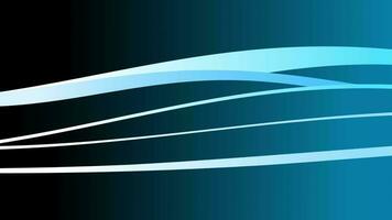 Abstract digital wave lines background. Cyber or technology background. Animation of seamless loop. video