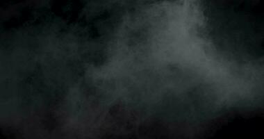 Soft fog haze on dark background. Realistic atmospheric gray smoke on black background. Abstract Fog cloud. Filmed with RED camera. video