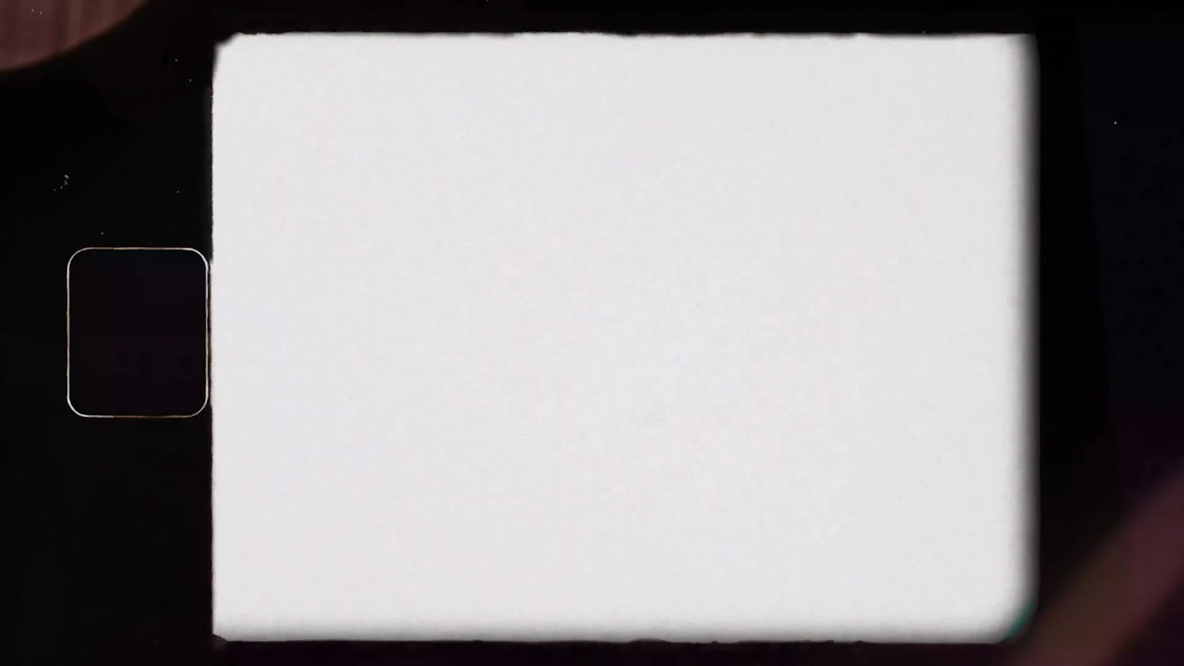 Retro Film Edges Effect with noise, lens flares and burns realistic