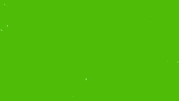 croma chave poeira e arranhões verde tela sobreposição efeito. video