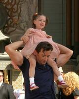 Hugh Jackman  Daughter Ava   at the Hugh Jackman Handprint  Footprint Ceremony at Graumans Chinese Theater Forecourt in Los Angeles  California on April 21 2009 photo