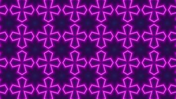 Abstract neo Kaleidoscopic mandala Background video