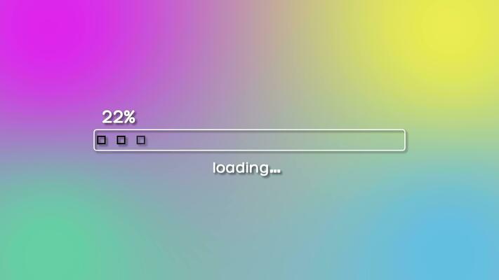 Pixel Loading Stock Video Footage for Free Download