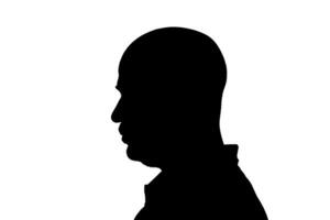 Silhouette of a man photo