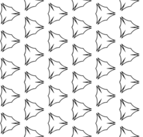 Black seamless abstract pattern. Overlay for background and backdrop. Ornamental design. PNG graphic illustration with transparent background.