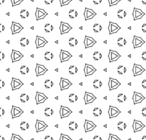 Black seamless abstract pattern. Overlay for background and backdrop. Ornamental design. PNG graphic illustration with transparent background.