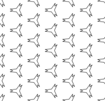 Black seamless abstract pattern. Overlay for background and backdrop. Ornamental design. PNG graphic illustration with transparent background.