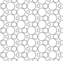 Black seamless abstract pattern. Overlay for background and backdrop. Ornamental design. PNG graphic illustration with transparent background.