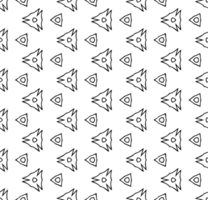 Black seamless abstract pattern. Overlay for background and backdrop. Ornamental design. PNG graphic illustration with transparent background.