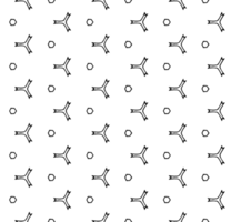 Black seamless abstract pattern. Overlay for background and backdrop. Ornamental design. PNG graphic illustration with transparent background.