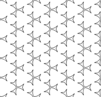 Black seamless abstract pattern. Overlay for background and backdrop. Ornamental design. PNG graphic illustration with transparent background.