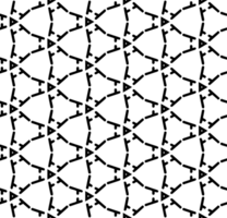 Black seamless abstract pattern. Overlay for background and backdrop. Ornamental design. PNG graphic illustration with transparent background.