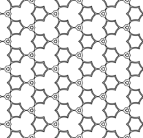 Black seamless abstract pattern. Overlay for background and backdrop. Ornamental design. PNG graphic illustration with transparent background.