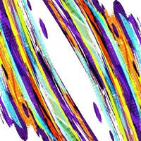 Colorful Brush Splash Background. Vibrant Grunge Background with Halftone Style. Vector Illustration