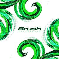 Green Brush Background with Halftone Effect. Sport Background with Grunge Style. Scratch and Texture Elements For Design vector