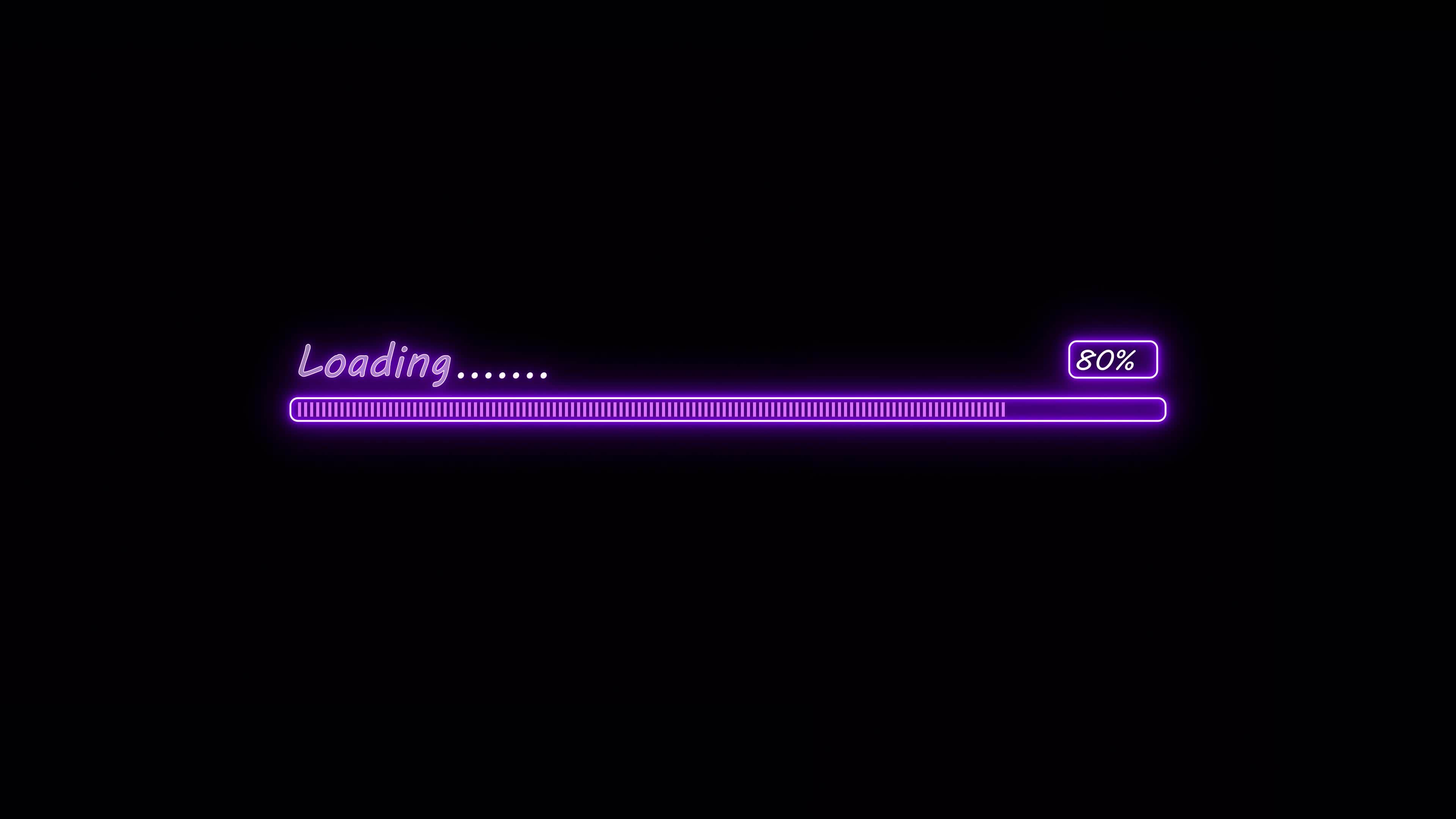 Loading bar, progress bar 34706391 Stock Video at Vecteezy