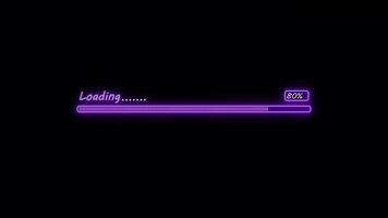 Loading bar, progress bar video