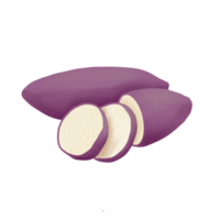 zoet aardappel illustratie Aan PNG transparant
