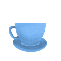 cup and saucer on png transparant background