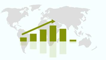 business graph chart animation video