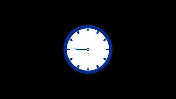 Uhr Zählen Nieder 24 Stunde Tag schnell Geschwindigkeit. Uhr mit ziehen um Pfeile. video