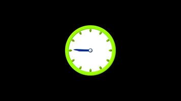 Uhr Zählen Nieder 24 Stunde Tag schnell Geschwindigkeit. Uhr mit ziehen um Pfeile. video