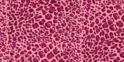 Seamless background in retro style. Animal print in red and pink tones. 90s aesthetics. Vintage. vector