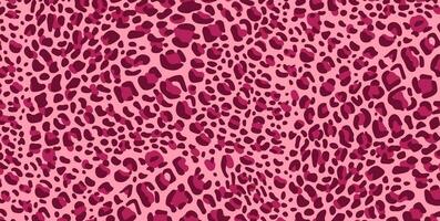 Seamless background in retro style. Animal print in red and pink tones. 90s aesthetics. Vintage. vector