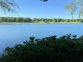 A view of the Cheshire Countryside near Knutsford on a sunny day in Autumn photo