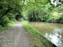 un ver de el Shropshire Unión canal cerca ellesmere foto