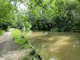 A view of the Shropshire Union Canal near Ellesmere photo