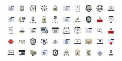 cyber data security for Website, UI UX Essential, Symbol, Presentation, Graphic resources vector