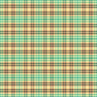 Tartan plaid pattern with texture and retro color. vector