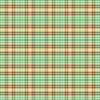 Tartan plaid pattern with texture and retro color. vector