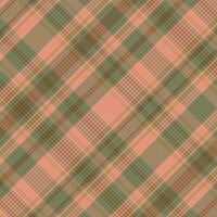 Tartan plaid pattern with texture and nature color. vector