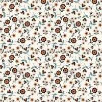 Abstract flower pattern background.  Vector illustration.