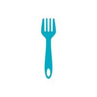 fork flat design vector illustration isolated on white background. restaurant business concept. Kitchen tools, utensils and kitchen accessories